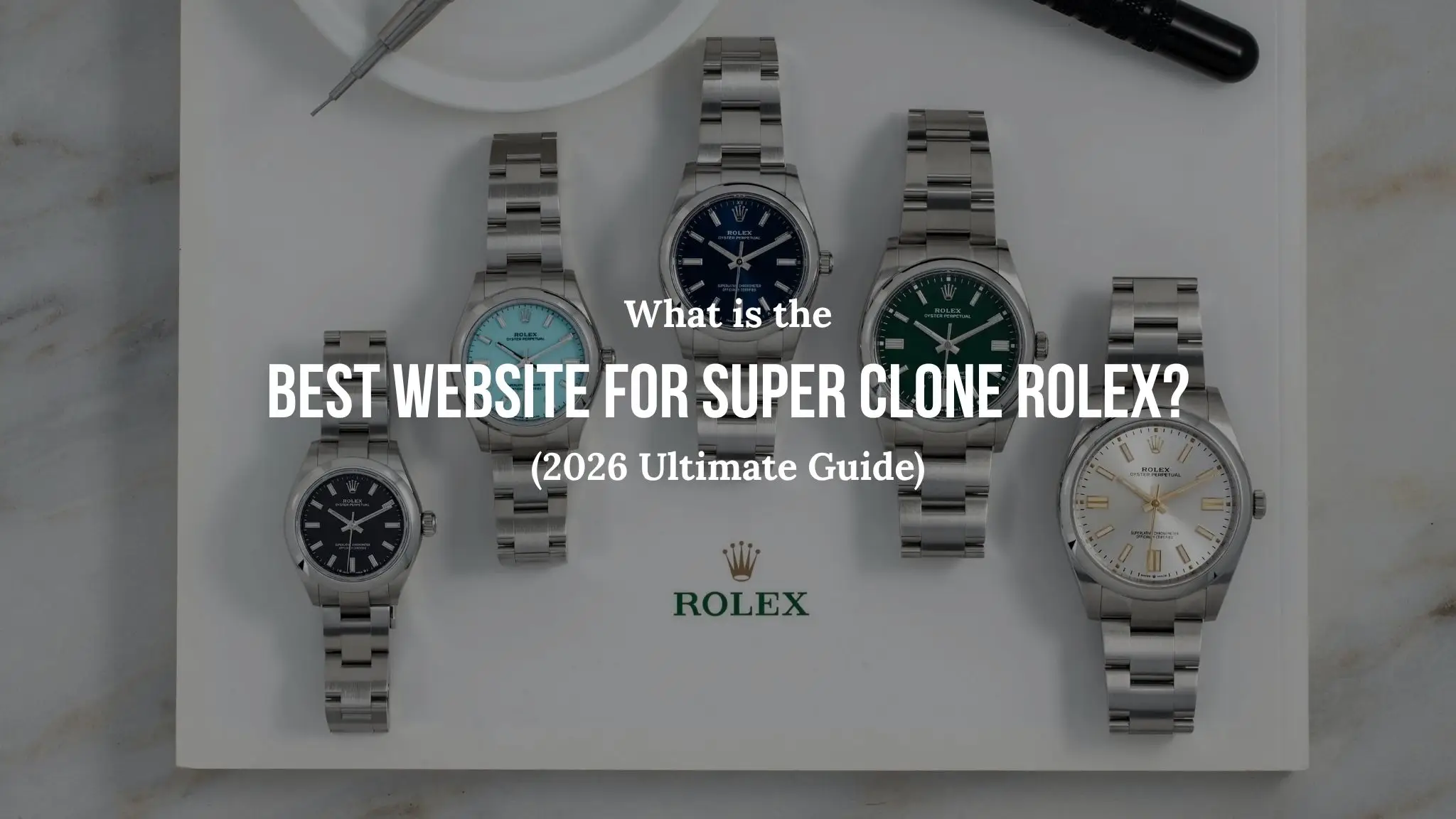 What is the Best Website for Super Clone Rolex? (2026 Ultimate Guide) 2 Best Website for Super Clone Rolex - Chronetti Quality Test