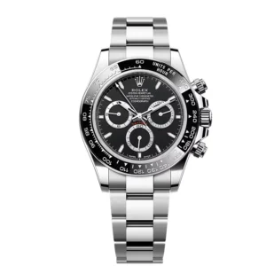 rolex daytona black bezel replica
