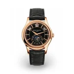Patek Philippe Annual Calendar Leather Black Replica