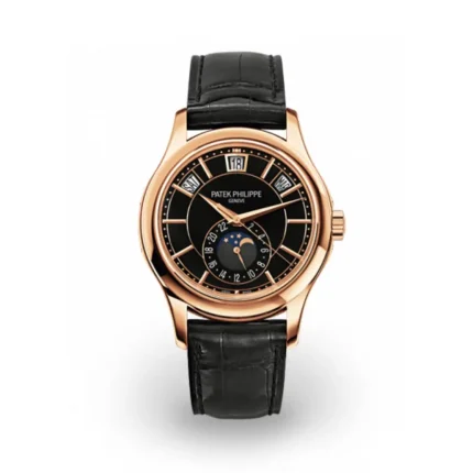 Patek Philippe Annual Calendar Leather Black Replica