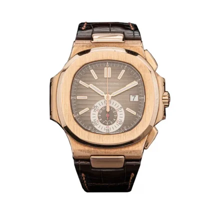 Patek Philippe Nautilus Rose Leather Super Clone