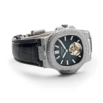 Patek Philippe Tourbillion Blue Dial Jumbo 5711 Side View