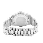 Rolex Day Date Ice Blue Baguette Dial Platinum Presidential 228206 Super Clone - Image 4
