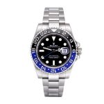 rolex-gmt-master-ii-black-dial-batman-bezel-116710blnr-oyster-super-clone