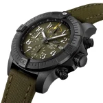 Breitling Avenger Night Mission Green Side View