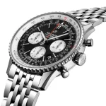 Breitling Navitimer 43 AB0121211B1P1 Black Dial Crown View