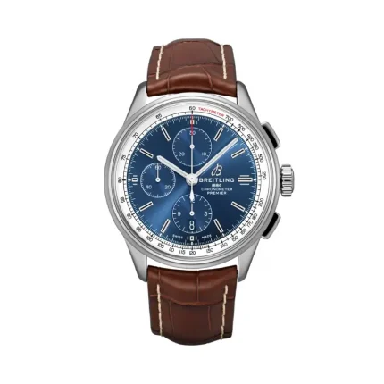 Breitling Premier Chronograph Brown Croco Tang Replica