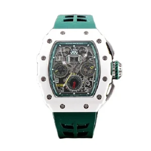 Richard Mille RM 011-03 Yashil Super Clone 1:1 Replica with Green Rubber Strap