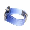 Hublot Blue Structured Lined Rubber Strap and Clasp
