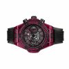 Hublot Unico Red Sapphire Transparent Watch Front View