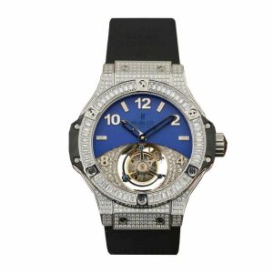 Hublot Big Bang Diamonds Blue Tourbillon 1:1 Super Clone Chronetti