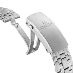 Open deployment clasp of Omega Seamaster Diver 300M super clone with engraving