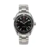 Front view of Omega Seamaster Planet Ocean 232.30.46.21.01.003 black dial replica