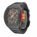 Richard Mille RM 011 replica case details NTPT carbon red crown
