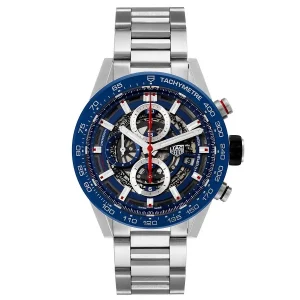 Home 24 TAG Heuer Carrera 01 CAR201T Blue Skeleton Super Clone