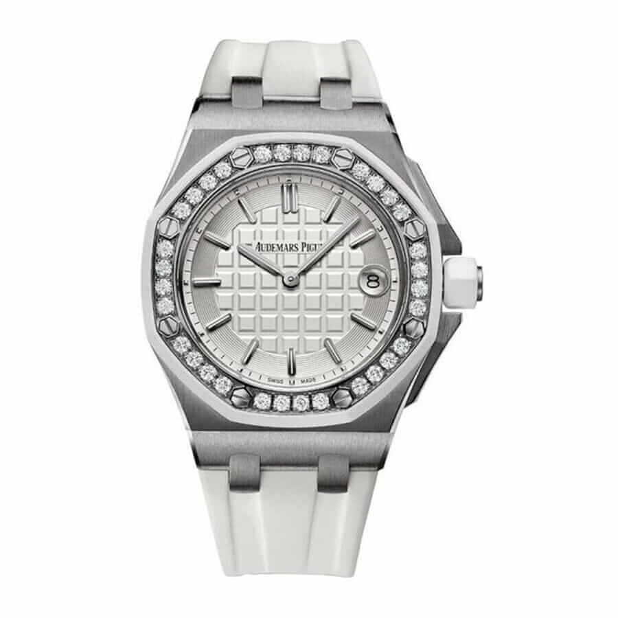 audemars-piguet-ladies_unitedluxury.jpg Audemars Piguet Royal Oak 67540SK.ZZ.A010CA.01 "Silver" Ladies Top Clone 1:1 - Image 1