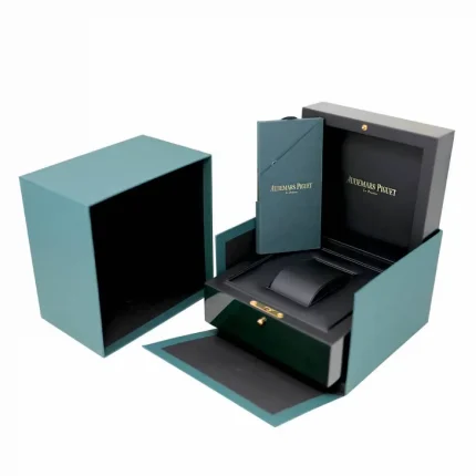 Audemars Piguet Royal Oak luxury watch box set with warranty papers perfect super clone