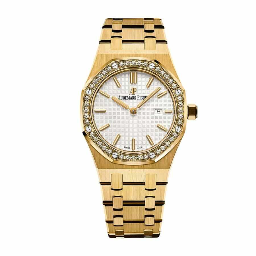 audemars-piguet-royal-oak-selfwinding-yellow-gold-67651ba-zz-1261ba-01-replica.jpg Audemars Piguet Royal Oak 67651BA.ZZ.1261BA.01 "Diamond Bezel" Collector’s Replica - Image 1