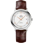 Front view of Omega De Ville Prestige 41mm white dial super clone 1:1