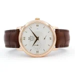 Front view of Omega De Ville 424.53.40.21.02.001 rose gold 1:1 top replica