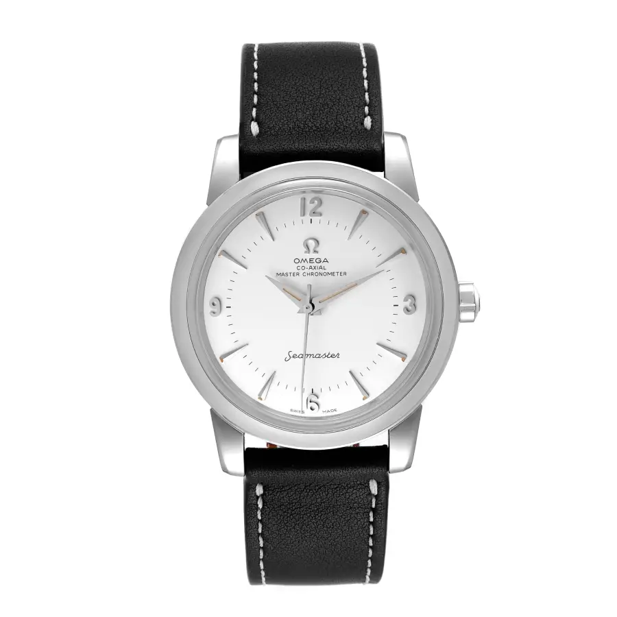 omega-seamaster-1948-central-seconds-51113382002001-super-clone Front view of Omega Seamaster 1948 Heritage 511.13.38.20.02.001 1:1 super clone