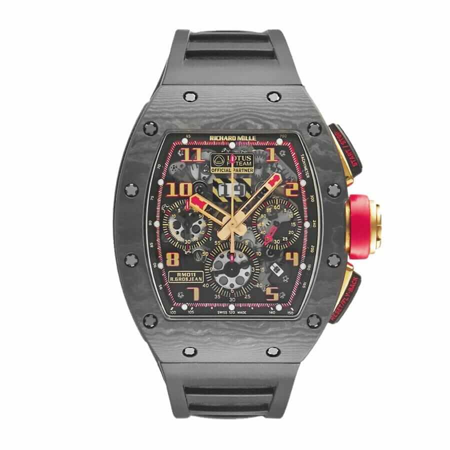 richard-mille-rm011-romain-lotus-f1-rose-gold-ntpt-carbon-replica.jpg Richard Mille RM 011 "F1 Chronograph" Premium Replica 1:1 - Image 1