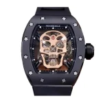 Richard Mille RM 52-01 Tourbillon Skull Rose Gold Super Clone