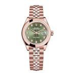 Rolex Lady-Datejust 279165 Green Diamond Dial Premium Copy 1:1