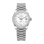Rolex Datejust 278289RBR White Gold Diamond Bezel Luxury Clone Quality