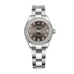 Rolex Datejust 128300 "Dark Rhodium Diamond Dial" High-End Replica 1:1