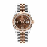 Rolex Datejust Chocolate Floral Dial 116231-0105 Ultra Clone 1:1