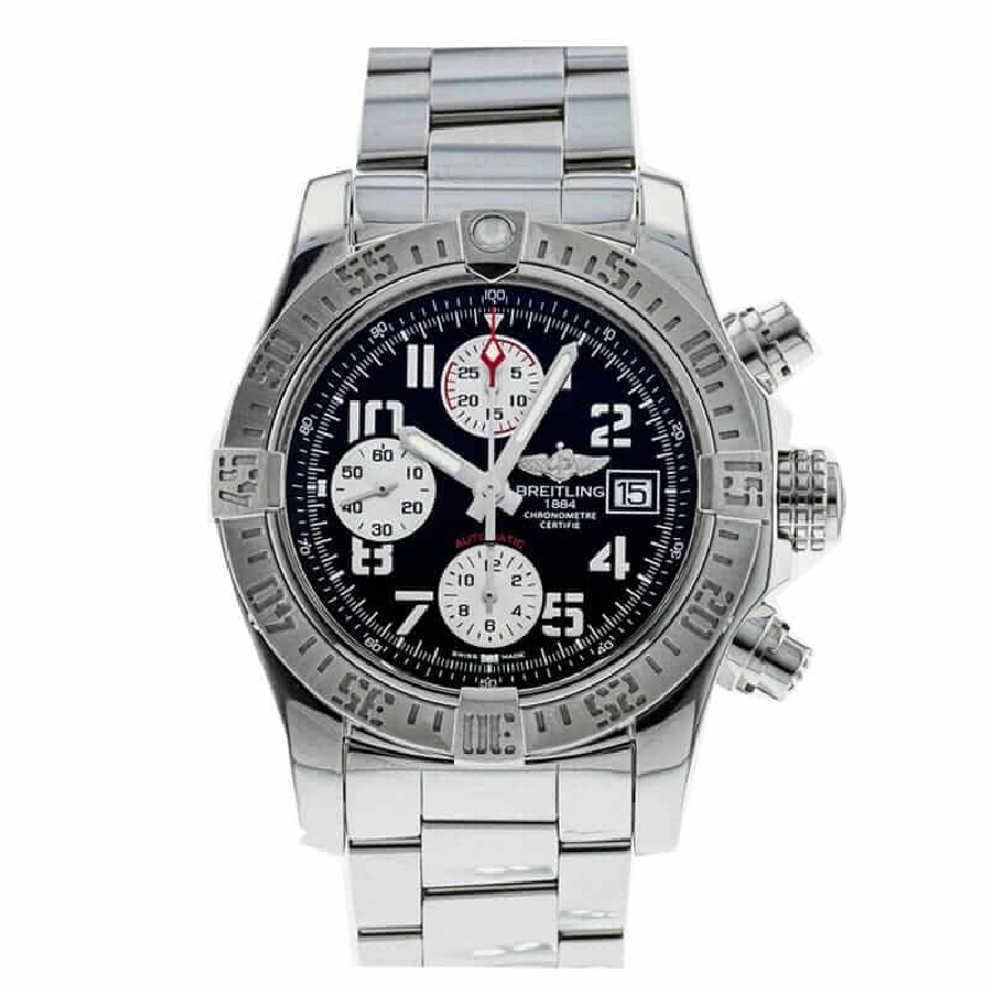 Breitling-Super-A13370-Replica3.webp Breitling Super Avenger II A13370 "Black Dial" Premium Duplicate Edition - Image 1
