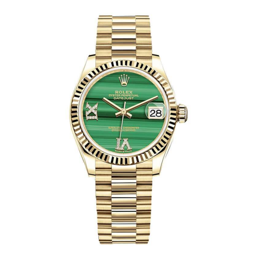 Rolex-Datejust-Gold-Green-Dial-Replica.webp Rolex Datejust 126333 "Gold Green Dial" Signature Replica 1:1 - Image 1