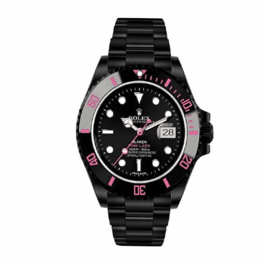 Rolex-Submariner-116610N-Pink-Venom-Black-Dial-Replica.webp Rolex Submariner 116610N "Pink Venom" Perfect Duplicate 1:1 - Image 1