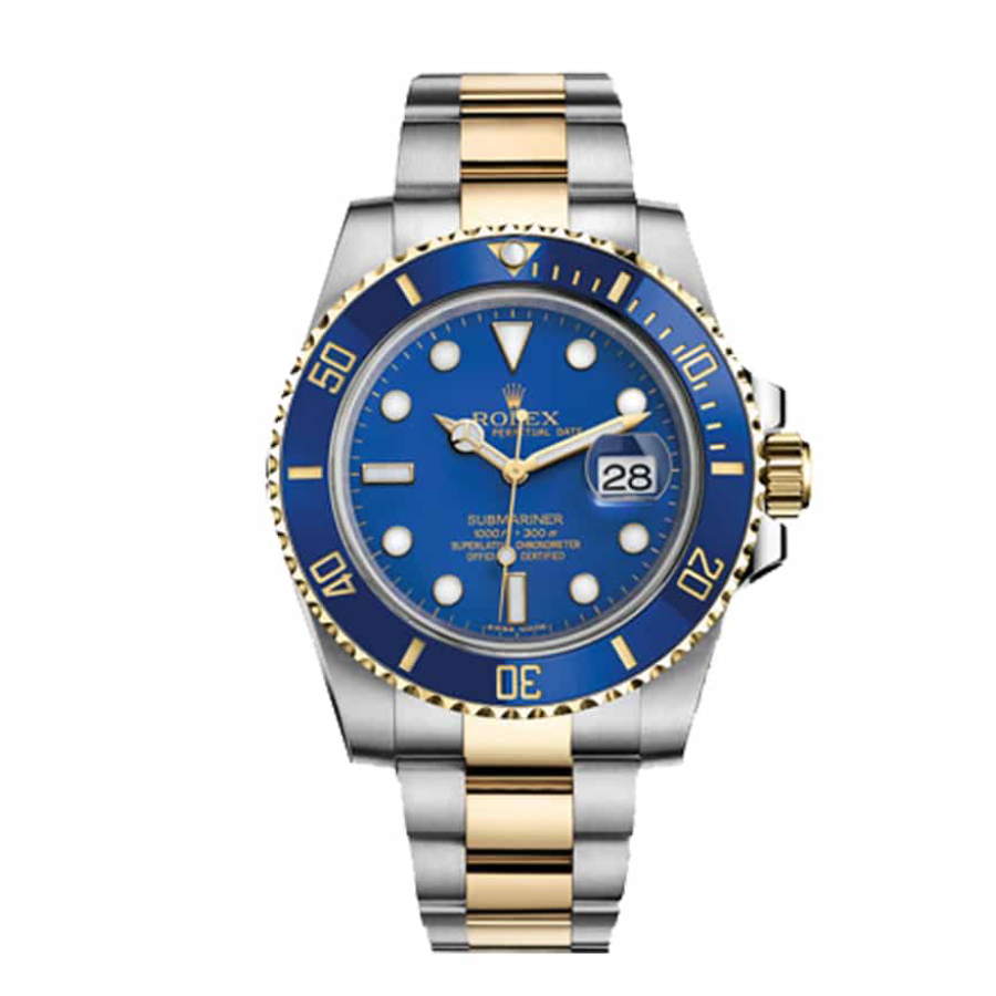 Rolex-Submariner-Date-Two-Tone-Blue-Dial-16613-Replica-1.webp Rolex Submariner Date 16613 "Bluesy" Exclusive Clone Edition - Image 1