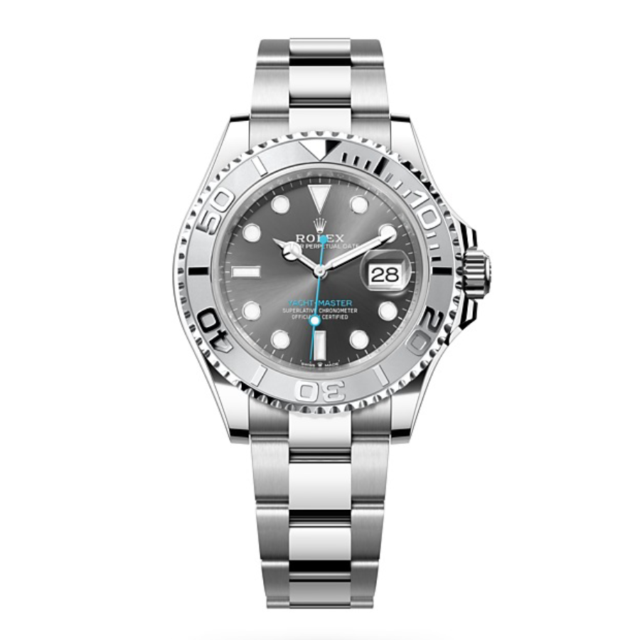 Yacht-Master-Rhodium-Replica.webp Rolex Yacht-Master 268622 "Rhodium Dial" Ultra Detailed Clone - Image 1