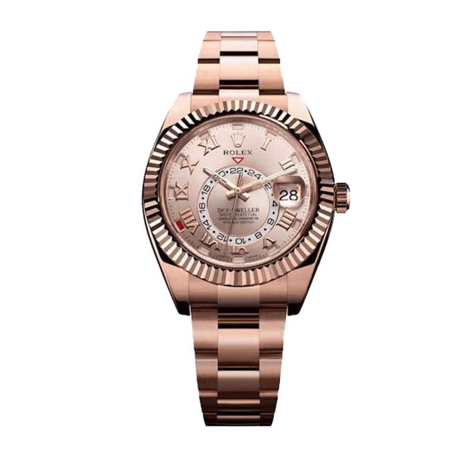 rolex-326935-replica-2-1.webp Rolex Sky-Dweller 326935 "Everose Gold" Handcrafted Replica Edition - Image 1