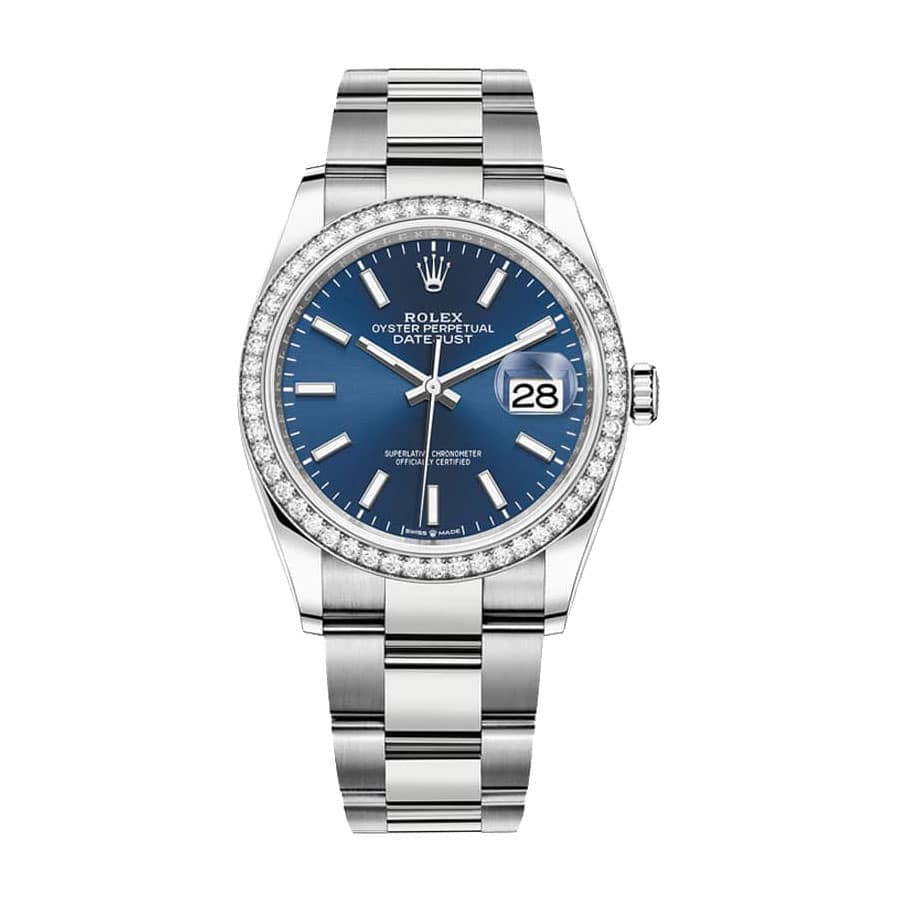 rolex-datejust-126284rbr-steel-automatic-blue-dial-oyster-replica.jpg Rolex Datejust Steel Diamond 126284RBR Top Grade Clone 1:1 - Image 1