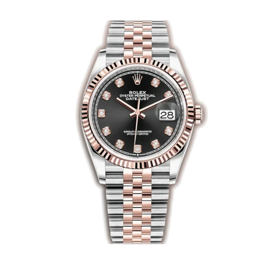 rolex-datejust-126301-two-tone-fluted-replica-1.webp Rolex Datejust 126231 "Everose Motif Fluted" Detailed Replica - Image 1