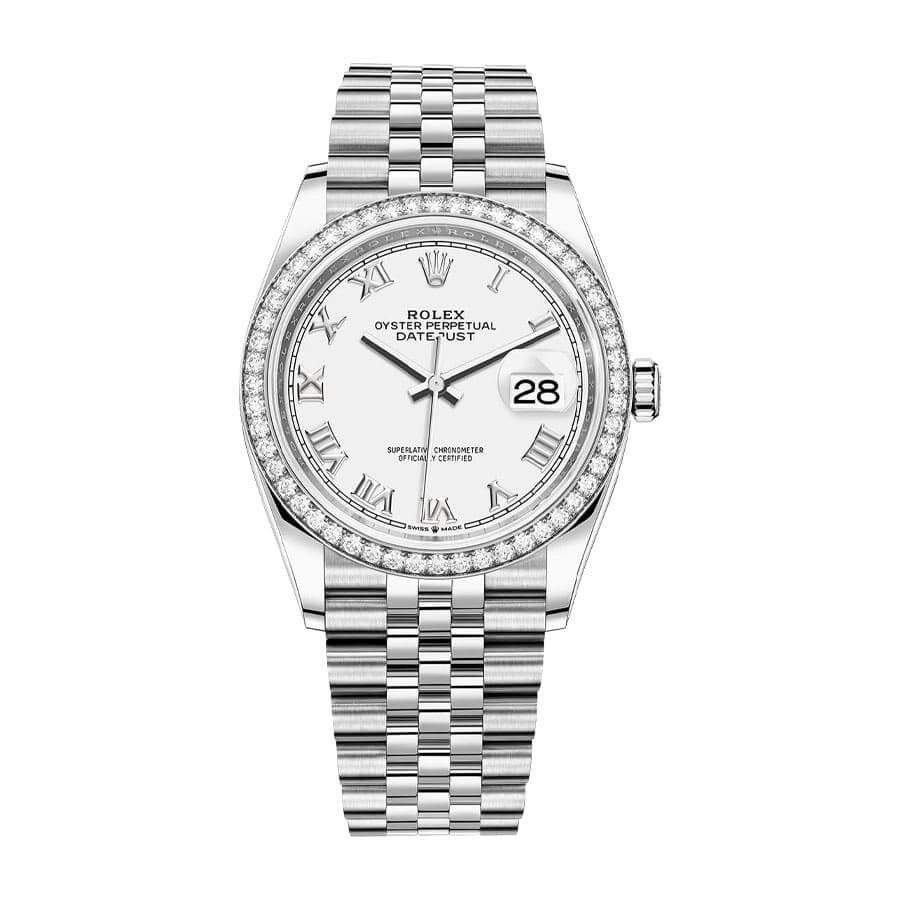 rolex-datejust-36-126284rbr-white-roman-dial-jubilee-replica.jpg Rolex Datejust 126284RBR "White Roman Dial" Ultra Luxury Clone - Image 1