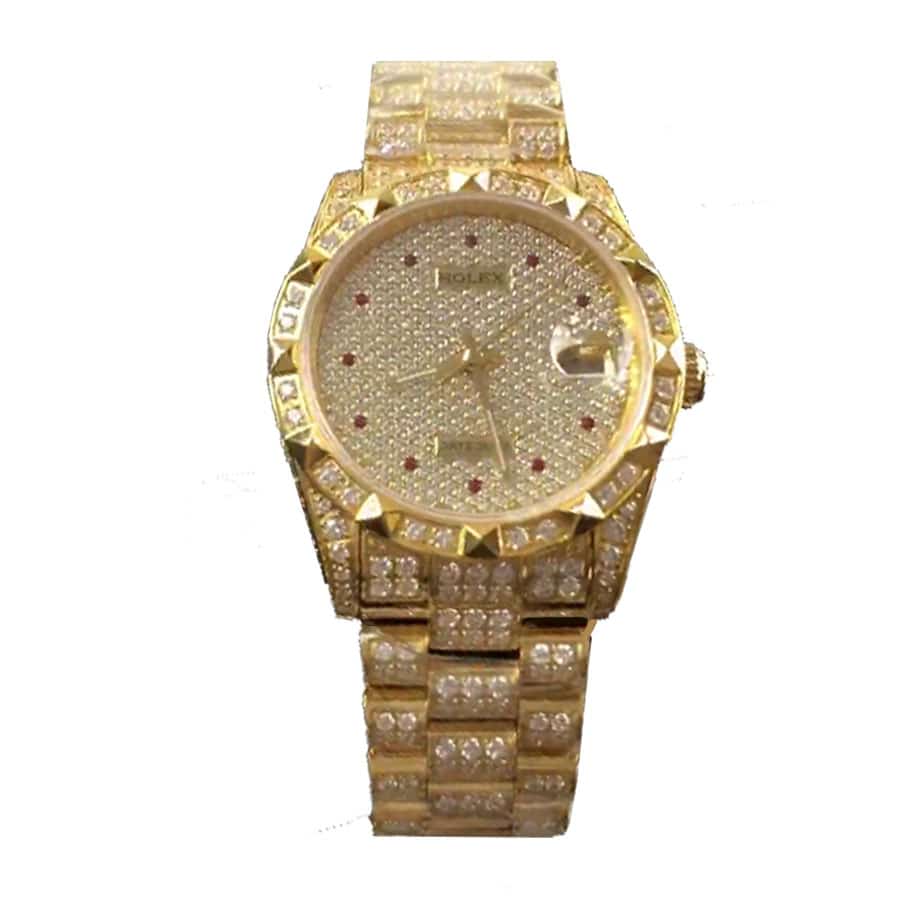 rolex-datejust-yellow-gold-diamond-dial-iced-out-116624-replica.jpg Rolex Cosmograph Daytona 116508 "Iced Out" Top Tier Replica Edition - Image 1