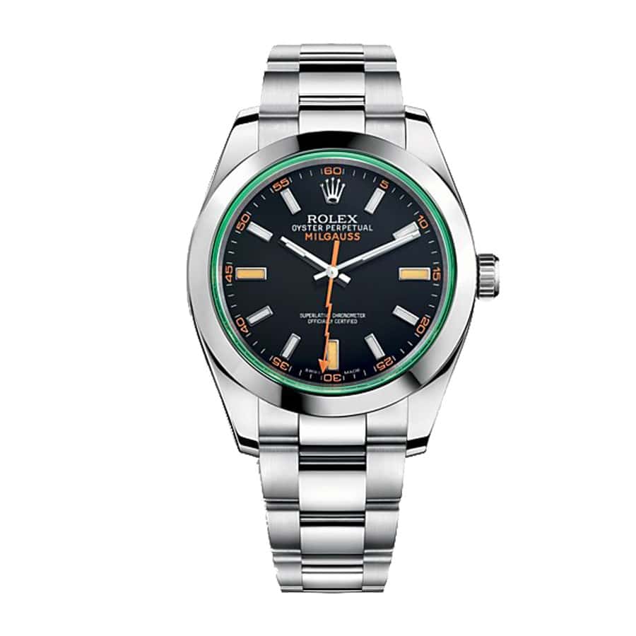 rolex-milgauss-black-dial-green-crystal-m116400gv-0001-replica.jpg Rolex Milgauss 116400GV "Green Crystal" Exceptional Replica 1:1 - Image 1